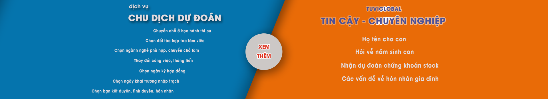 Dịch vụ chu dịch dự đoán, TuviGLOBAL tin cậy chuyên nghiệp