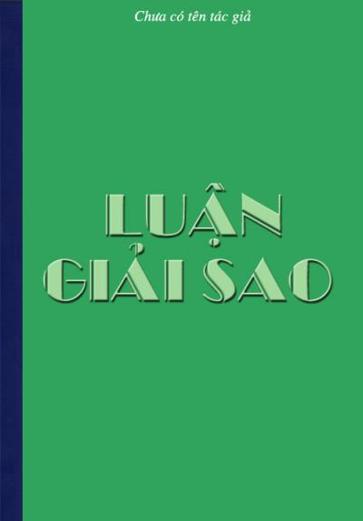 LUẬN GIẢI SAO