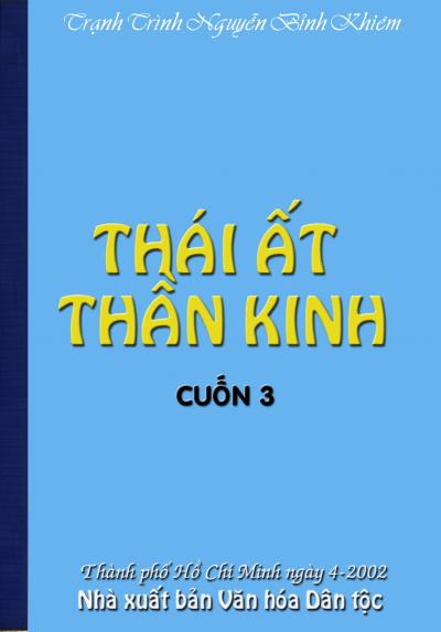 THÁI ẤT THẦN KINH - CUỐN 3