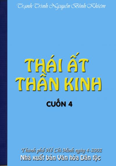 THÁI ẤT THẦN KINH - CUỐN 4