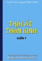 THÁI ẤT THẦN KINH - CUỐN 7