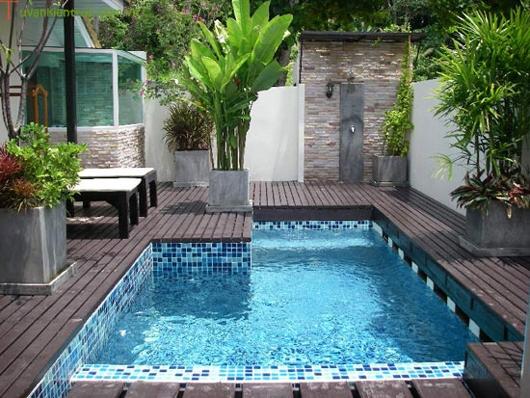 Bài trí hồ nước trong sân vườn để sinh tài lộc