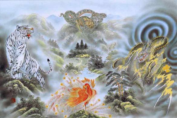 Ứng dụng phong thủy của tứ linh