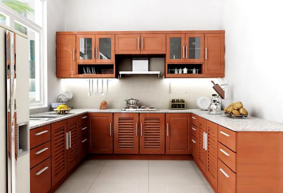 Các mẫu tủ bếp đẹp, gọn, bền không thể thiếu trong những ngôi nhà hiện đại